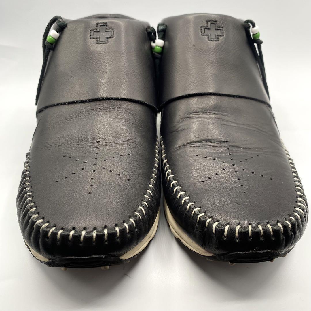 Men 8.0US 2274 Visvim Fbt Leather Moccasin Sneakers Black Men 8.0US 2274 Visvim Fbt Leather Moccasin Sneakers Black