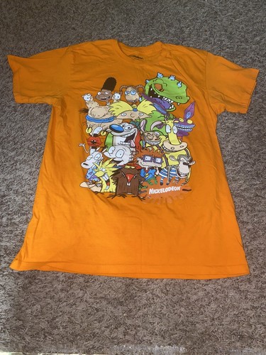 Nickelodeon Characters Orange Small T 