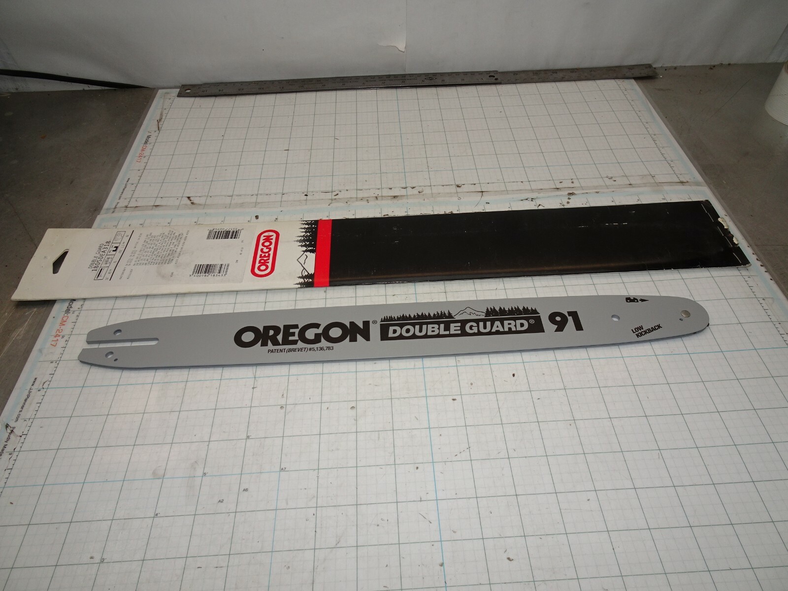 Oregon 180SDEA318 Chainsaw Guide Bar Double Guard 18" .050" 91 60 Drive ...