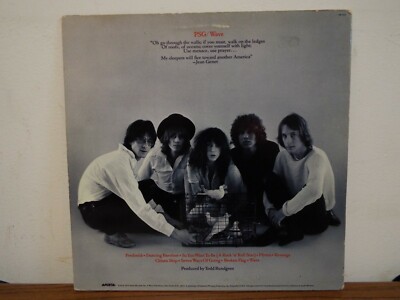 PATTI SMITH GROUP WAVE 1979 LP VINYL ALBUM | eBay