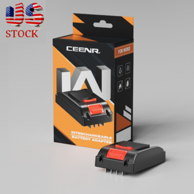 Ceenr PDnation Battery Adapter For Worx WA3520 Power Tools