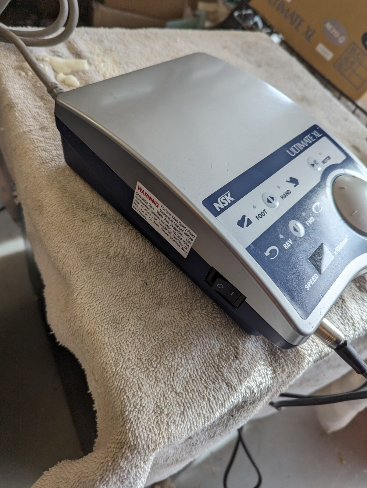 NSK Ultimate Electric Handpiece Complete. Used Dental Lab Equipment