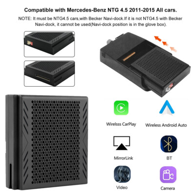 Wireless Carplay Box / Android Auto for Mercedes-Benz NTG 4.5 System 2011-2015