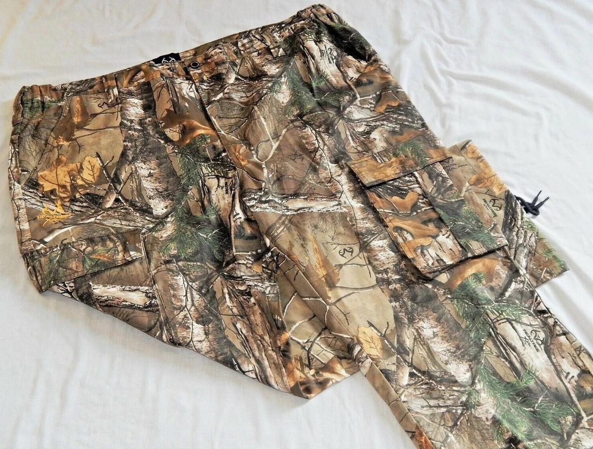 Realtree Xtra Cargo Pants Big Mens 3xl Camo Jeans NEW Camouflage Hunting Bib