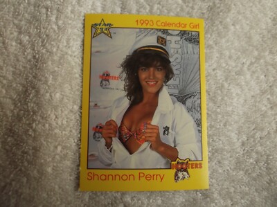 Star Int'l: Hooters 1993 Kalender Mädchen ''SHANNON PERRY'' #86 Sammelkarte Alter 16+