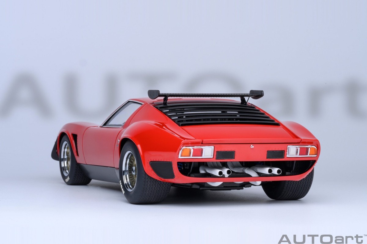 1968 LAMBORGHINI MIURA JOTA SV RED 1:18 by AUTOart #79171