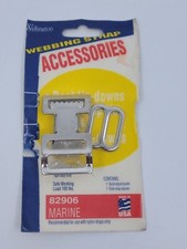 Wellington Boat Tie Down Webbing Strap Buckle Marine Grade 82906 Quick Adjust