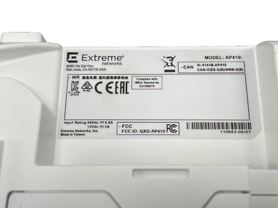 Extreme networks AP410I-WR wireless access point 4800 Mbit/s POE