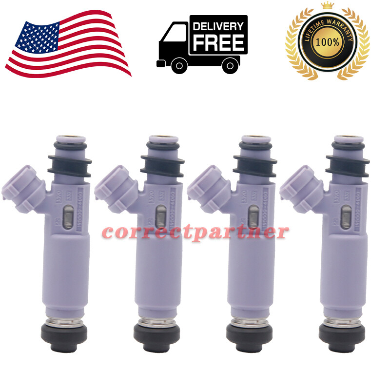 ミニー5555 Set Of 4 Fuel Injectors 195500-4060 Fits Mazda Miata 1.8L L4 MX-5