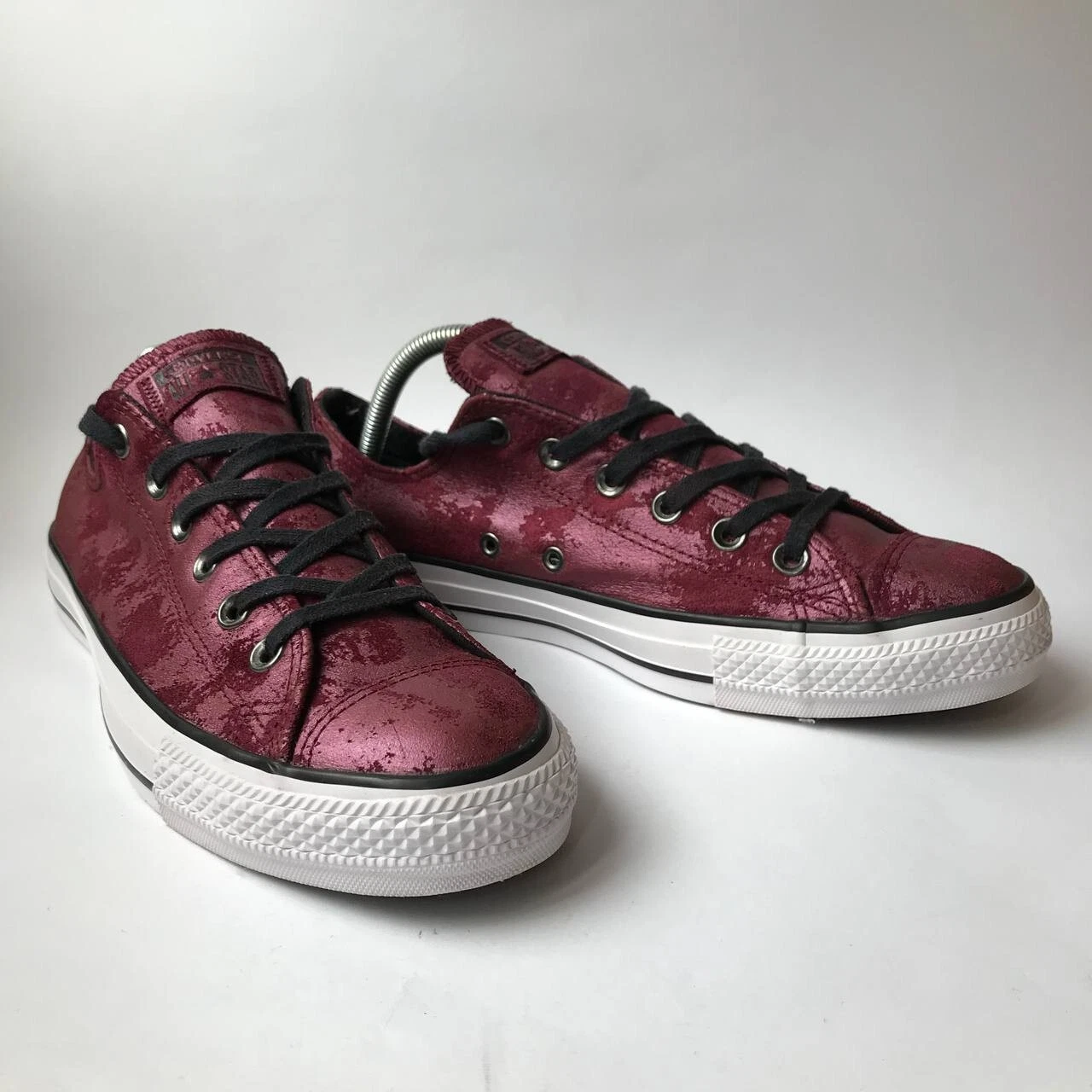 UK8 Converse Donna Chuck Taylor All Star Hardware Bordeaux Profondo USATE