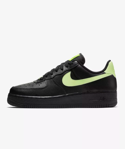 nike air force 1 07 barely volt black