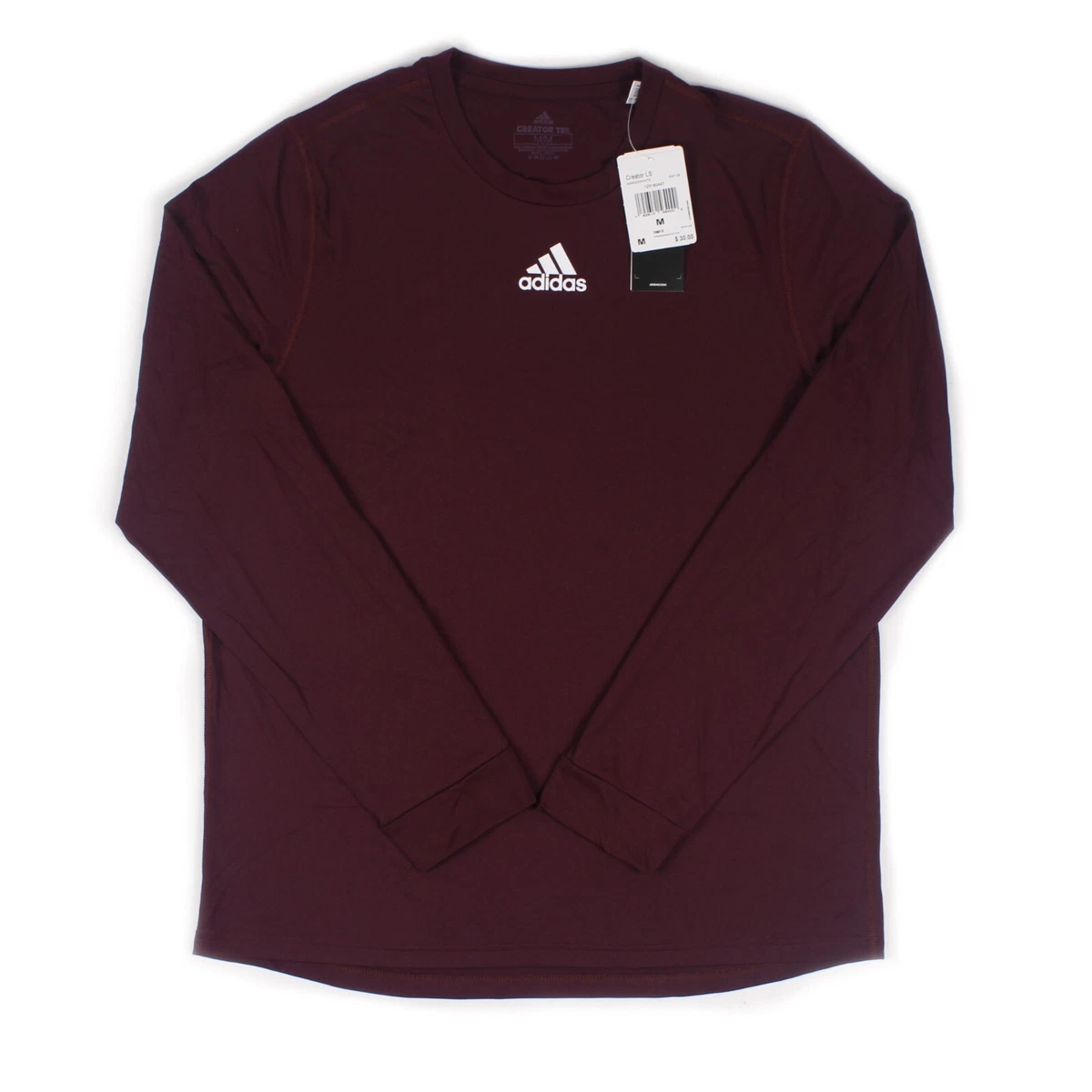 Adidas maroon cheap long sleeve