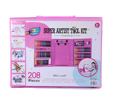 Drawing Art Set Painting For Kids Box Artist -208 Pcs : Non-Brand