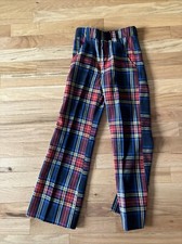 Vintage Boys plaid pants By Kaynee not Sure Of Size. But Waist Is 22&rdquo;.