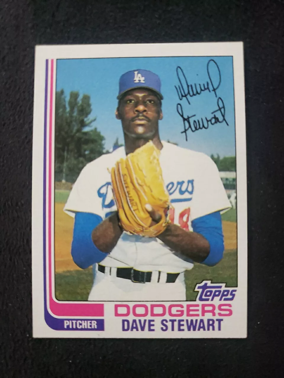 Dave Stewart trading card