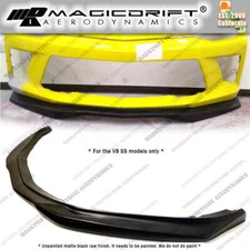 For 16-18 Chevy Camaro V8 Stage 2 DT Style Front Bumper Spoiler Lip Splitter PU
