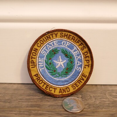 Upton County Sheriff's Dept. Protect and Serve The State of Texas Patch