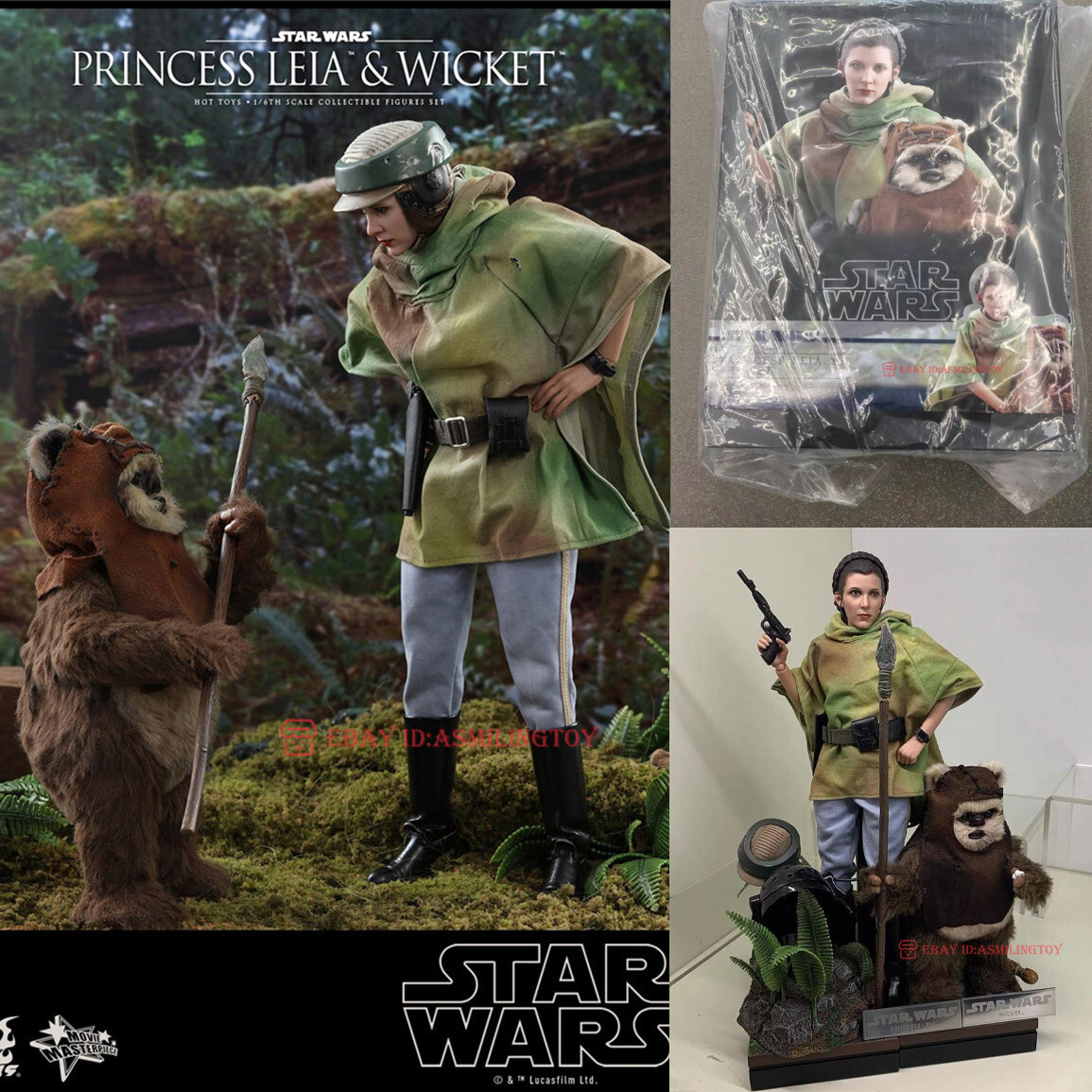 HOT TOYS MMS551 Star Wars 1/6 Action Figures Princess Leia and