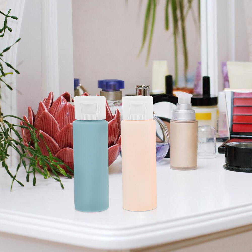 4 Pcs Simple Refillable Travel Lotion Bottles for Travel Lotion Shampoo