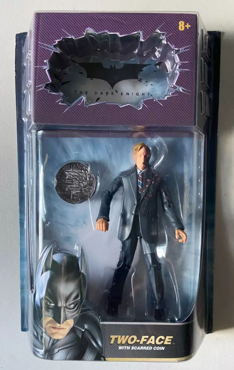Batman The Dark Knight Movie Masters Figure Two-Face with Scarred Coin