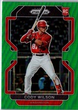 2022 Panini Prizm CODY WILSON (RC) #94 Green Prizm NATIONALS