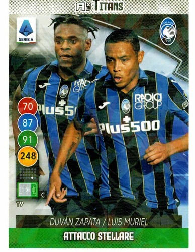 PANINI CALCIATORI ADRENALYN XL TITANS 2022 CARD T9 ZAPATA - MURIEL (ATALANTA) - Imagen 1 de 2