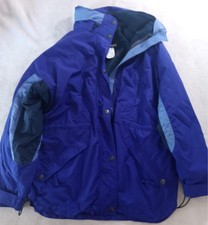 Head Brand Blue Winter Ski Jacket Women's Size L #c1