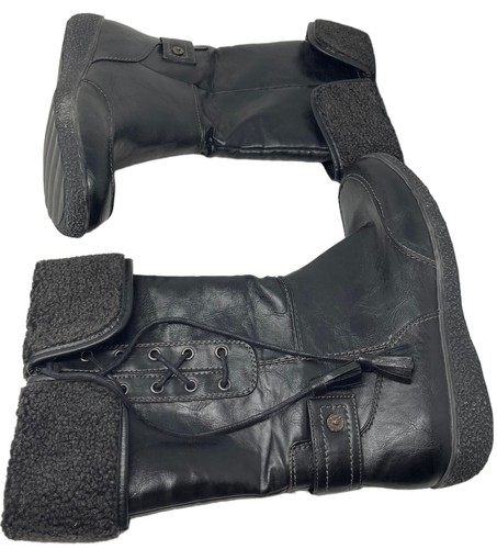 Call It Spring Winter Boots Women's Size 11 Black Mid Calf NEW - Picture 6 of 10