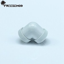 FreezeMod 90 Degree Dual Compression Fitting 14mm Multi-Link Triple Seal White