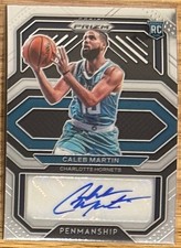 2020-21 CALEB MARTIN PANINI PRIZM ROOKIE PENMANSHIP AUTO CARD!. rookie card picture