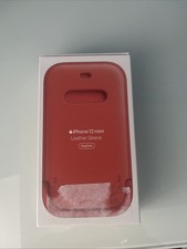 Image of Apple Leather Sleeve Case with MagSafe for Apple iPhone 12 Mini - Pink Citrus