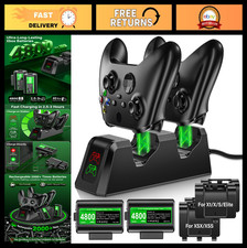 Rechargeable Battery Pack for Xbox Controllers - 2x4800mAh with Charger  Covers