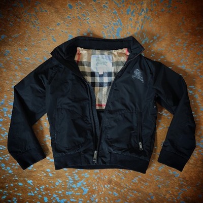 Burberry, Jacke, Windbreaker, Schwarz, Kinder,  8 Jahre, 128cm