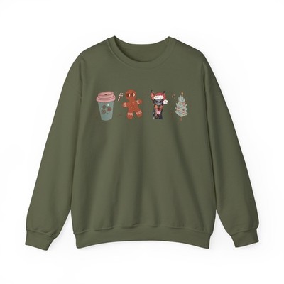 Doberman Dog Mom Sweatshirt Christmas Graduation Crewneck Pullover Shirt