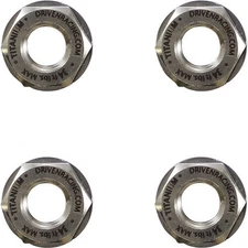 Driven Racing 10mm Sprocket Nuts - Titanium Motorcycle Street Bike DSN-7-TN