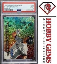 DANTE BICHETTE PSA 9 1998 Flair Showcase Row 0 #66 31/1000