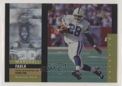 1995 SP Holoview Marshall Faulk #7 HOF 03xg