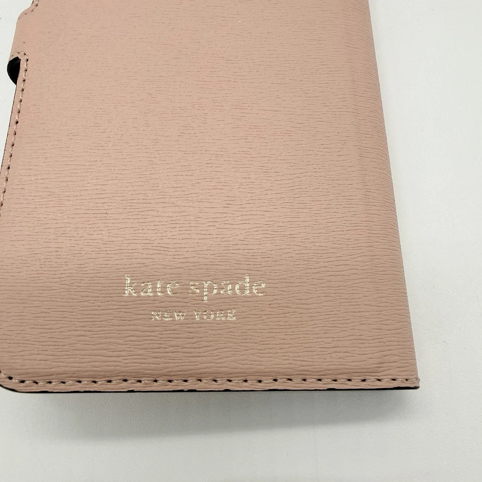 Kate Spade New York iPhone X/XS Case Folio Wallet MagSafe Pink Flower Leather - Image 4 of 4