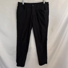 Lululemon ABC Classic 5 Pocket Pant Mens 33x29 Black Stretch Commuter Office