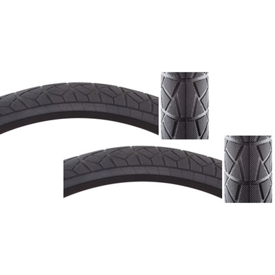 Pack of 2 Sunlite Cyclops CST1381 24x2.4 Clincher Wire TPI 65 Blk/Bsk Reflective