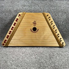 Perepelochka Lap Harp Zither Natural Wood 15 String Belarus Folk Instrument