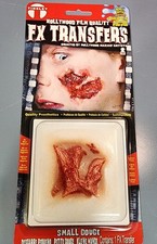 Tinsley Transfers SMALL GOUGE/Wound - Film Quality Realistic 3D Prosthetic