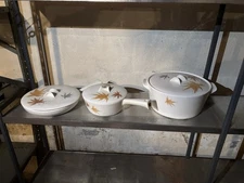 Ben Seibel Iroquois Harvest Time Dutch Oven And Saucepans With Lids