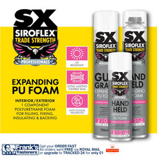 SX Siroflex PU Blähschaum - Lückenfüller zum Befestigen und Dämmen