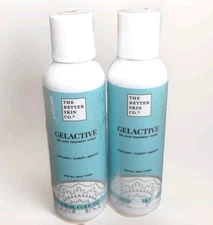 The Better Skin Co 2p Lot Gel Active Gel Acid Treatment Toner 4oz 118ml New (x2)