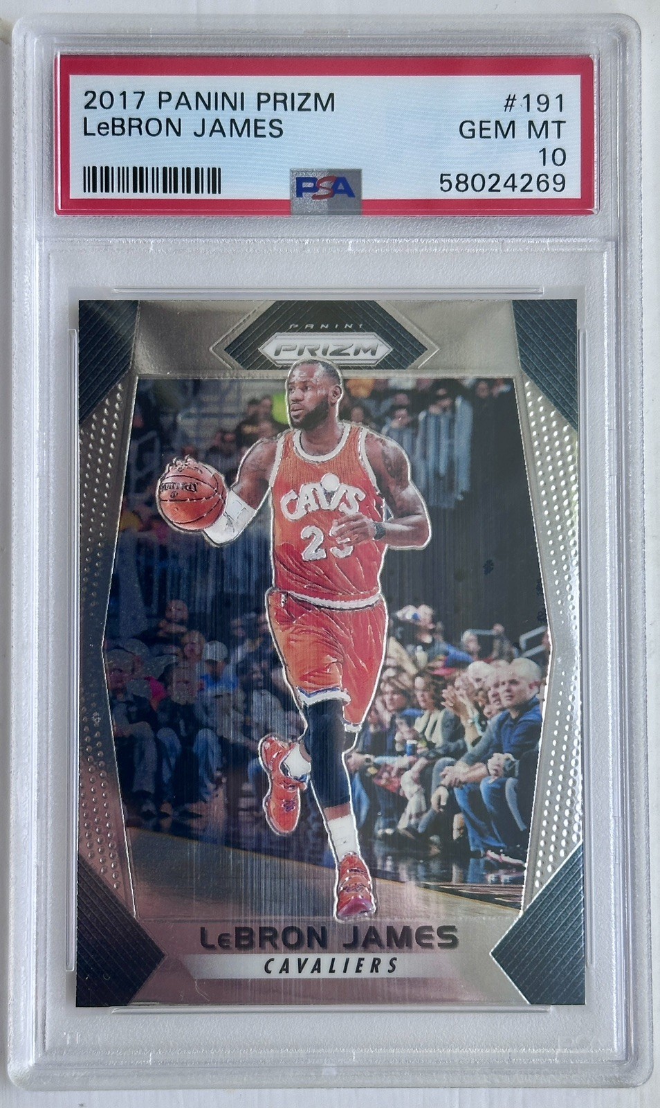 2017 Panini Prizm - LeBron James #191 PSA 10 Gem Mint 💎