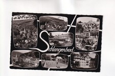 F9182) Postcard, SCHLANGENBAD in the Taunus - HOTELS and swimming pool