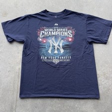 Vintage New York Yankees 2009 World Series Champions T-Shirt Size Large