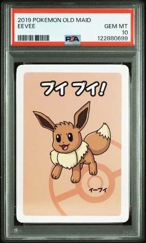 2019 Pokemon Old Maid (Series 1) - Eevee PSA 10 GEM MINT