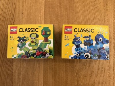 LEGO Classic 11006 & 11007 Creativ Set´s blau grün Bausteine Legosteine